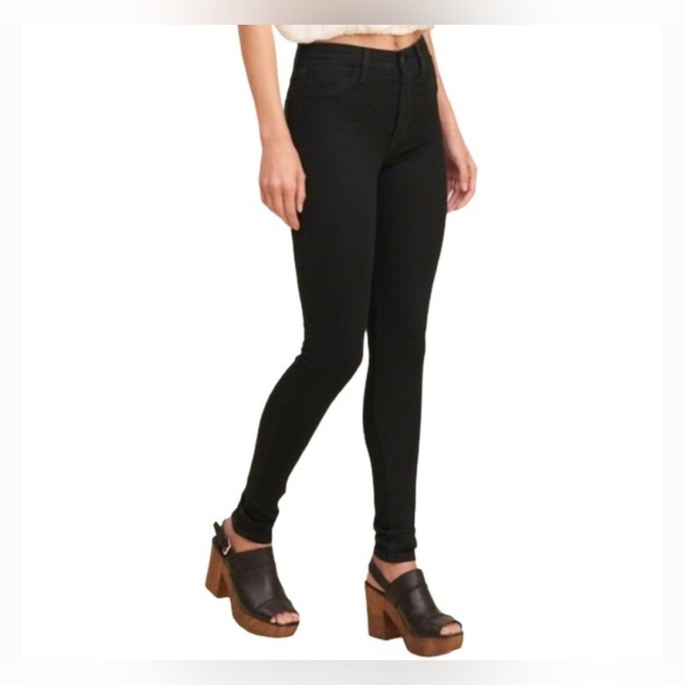 Hollister Charcoal skinny jeans.